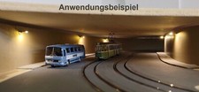 Wandlampen LED Straßenlampen Wandleuchten für H0 TT Häuser BW Gebäude 5 Stück
