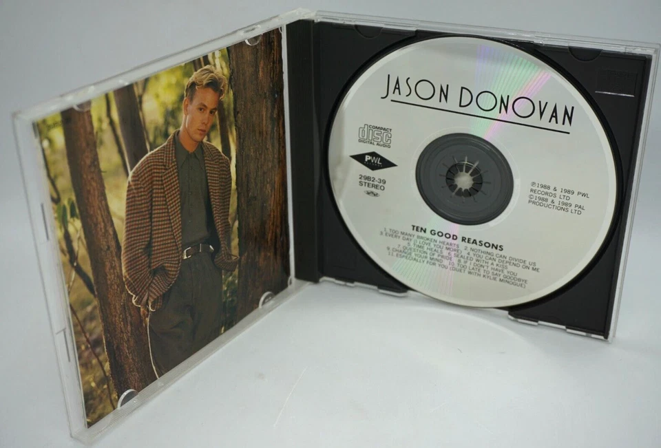 Jason Donovan : Ten Good Reasons CD Album (JAPAN 1989 Press) Kylie Minogue - HTF - Image 3 of 3