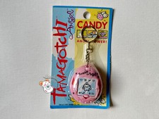 Tamagotchi Original Pink Angel Angelgotchi Candy Keychain Bandai US 1997
