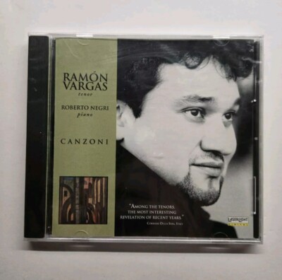 Ramon Vargas Canzoni Recital Italiane Roberto Negri Piano (CD, 1998, Laserlight)