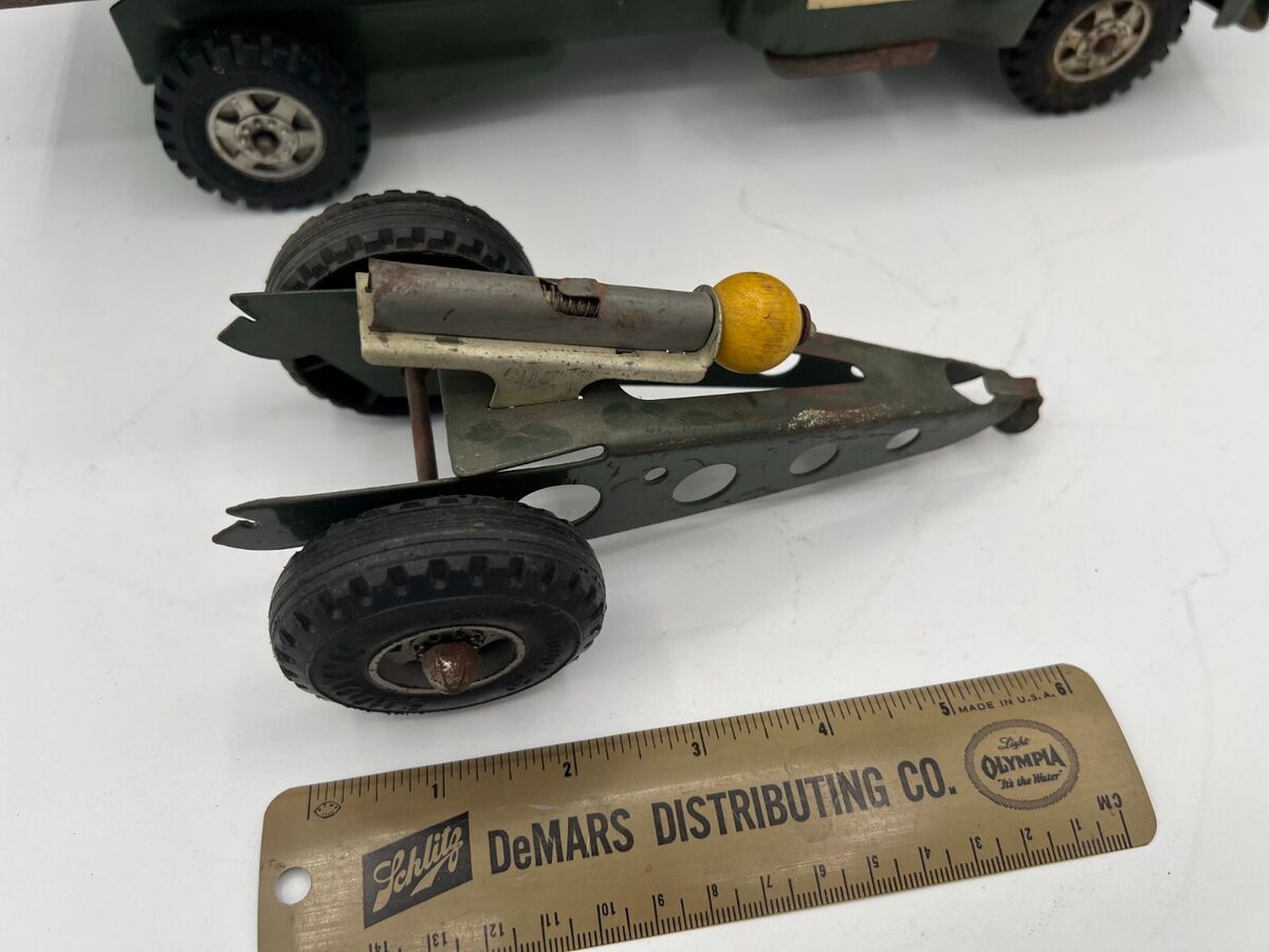 VINTAGE Buddy L Army Supply Corps Truck and Cannon - Truck VINTAGE Buddy L Army Supply Corps Truck and Cannon - Truck