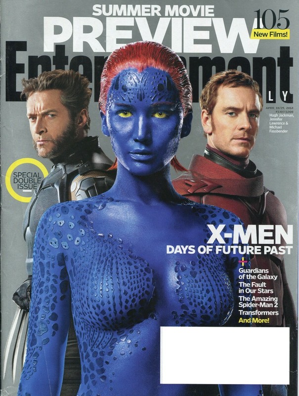 Entertainment Weekly Magazine April 18/25, 2014 - X-Men, Jennifer Lawrence