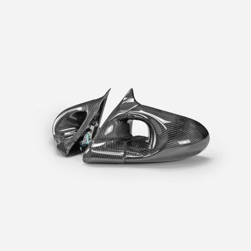 Carbon Fiber Aero Mirror Side Mirror Rearview 2 Pcs For Toyota JZX100 Cresta RHD - Imagen 4 de 10