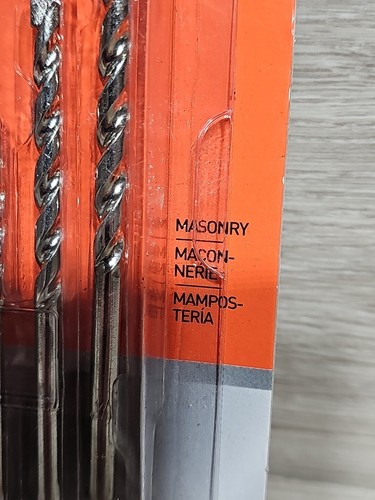 10pc. Masonry Drill Bit Set Black & Decker 71-717 Black Oxide - Picture 4 of 6