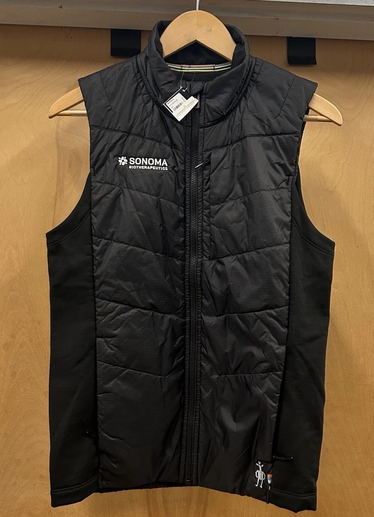 NWT Smartwool Mens Smartloft 60 Vest Size Small Black Puffer Outdoors Hiking
