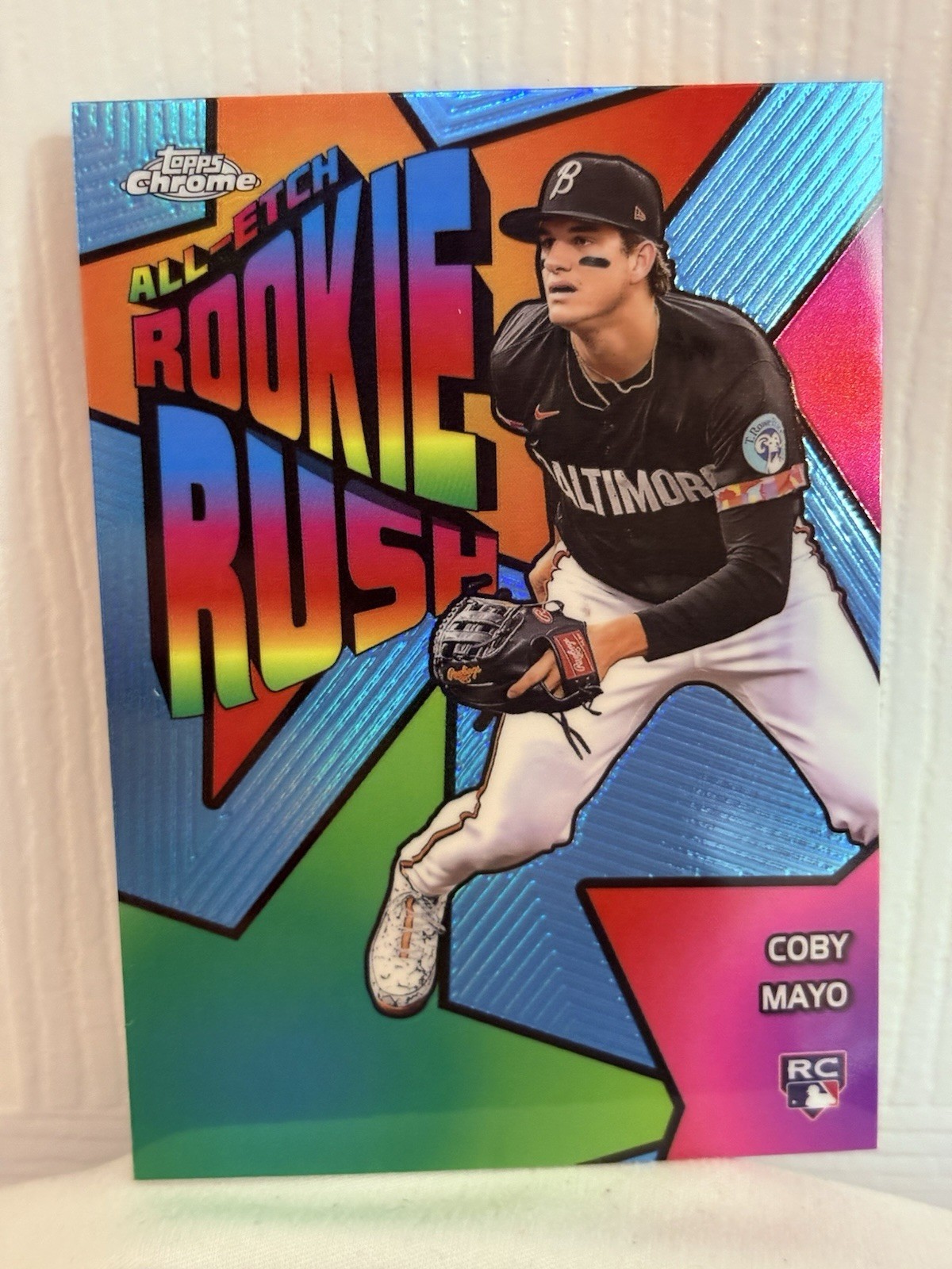 2025 Topps Chrome Coby Mayo All-Etch Rookie Rush RC Rookie #CERR-2 Orioles 🔥