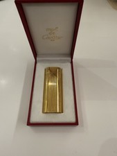 Accendino Les Must de Cartier Paris placcato oro 18k anni 80