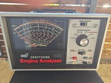 VERY COOL VINTAGE 1960'S SEARS CRAFTSMAN 161.210400 SOLID STATE ENGINE ANALYZER