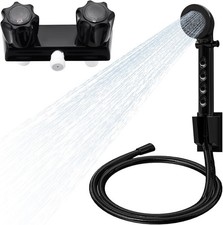 RV Shower Faucet with Head and Hose: All-Season Leakproof Valve Design for Campe