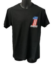 Harley Davidson Men's Red White Blue 1 Short Sleeve T-Shirt Black 402918440