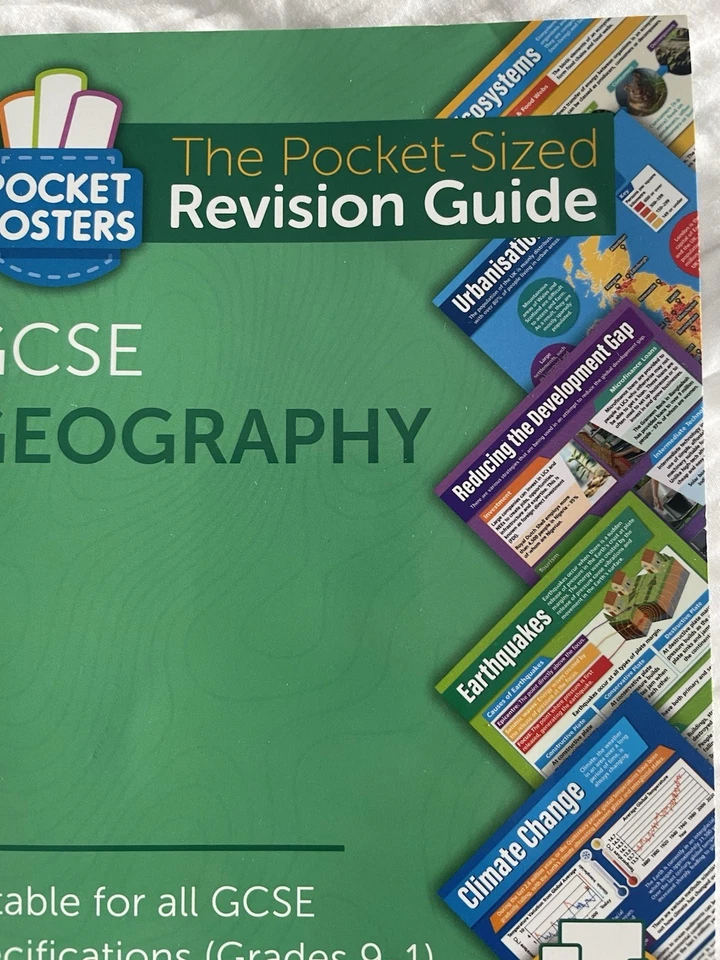 GCSE Geography Pocket Sized  Revision Guide  Grades 9-1 - Image 3 of 4