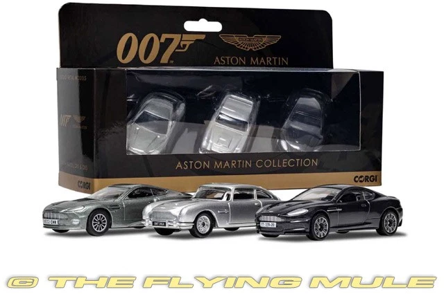 Corgi 1:55 James Bond Aston Martin 3-Piece Set - Image 2 of 2