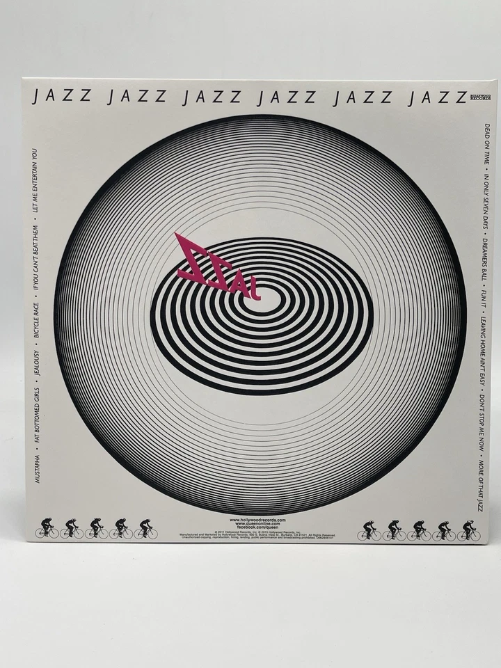 QUEEN JAZZ 12" LP VG+ VINYL RECORD GATEFOLD HOLLYWOOD w/POSTER & SLEEVES 2011 - Image 2 of 4