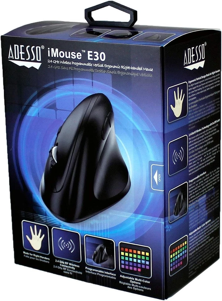 Adesso iMouse E30; RF Wireless; Office, Button RF Wireless Optical Mouse 2400DPI - Image 4 of 4