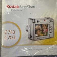 Kodak Easy Share Zoom Digital Camera User Guide - Manual Plus CD- for C743-C703