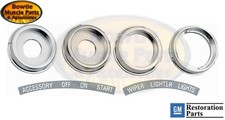 1967 Camaro Firebird Dash Control Bezel Set Ignition Wiper Lights Lighter Gm