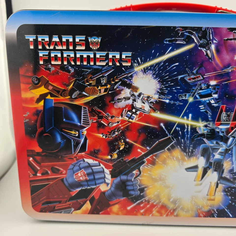 Funko Pop GI Joe vs Transformers American Heroes Collectible Metal Tin Lunch Box - Image 2 of 4