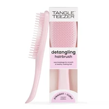 Tangle Teezer Detangling Hairbrush For Wet & Dry Hair Pink Straight & Curly