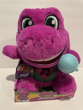 Fisher Price - Barney's World: Sing-Along Barney Musical Plush Used Very Good T