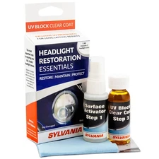 Sylvania UV Block Clear Coat Kit - Premium UV Headlight Protection for Vehicl...