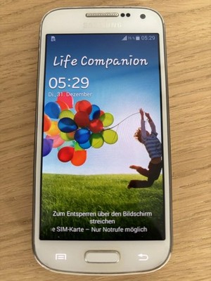 Handy/Smartphone Samsung Galaxy S4 mini weiß (GT-I9195) mit OVP, funktioniert!!