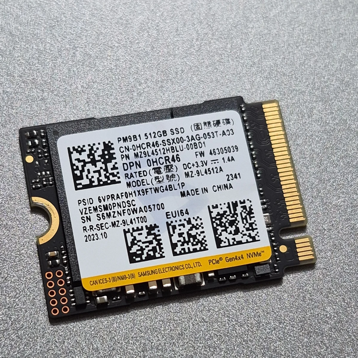 Las mejores ofertas en Las unidades de estado sólido Samsung 512GB