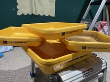 Five Kodak Duraflex Darkroom Trays