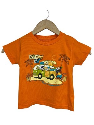 Disney Parks Disney Cruiseline Orange Castaway Cay Mickie & Friends Tee 3T