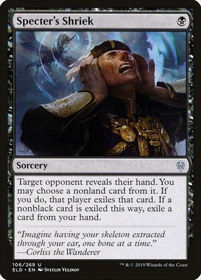 Specter's Shriek #106 | MTG | ELD | REGULAR | Lightly Playеd