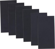 I-MART 6 Pcs Self Adhesive Nylon Repair Kit for Down Jacket 8"x4", Black