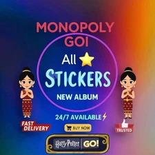Monopoly Go Stickers 1⭐- 6⭐ (ALL STICKERS AVAILABLE) CHEAPST PRICES 24/7
