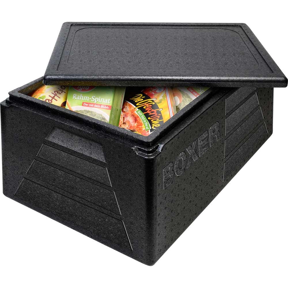 Thermobox 42L PREMIUM 1/1 GN Pizzabox Isolier Liefer box Kühlbox 59x39x29cm XXL
