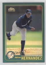 2001 Topps Traded & Rookies Chrome Retrofractor Adrian Hernandez #T226 k5i