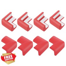 uxcell Corner Protectors Red 8 Pcs
