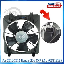 Radiator Cooling Fan LH Driver Side For 2010-2016 Honda CR-V CRV 2.4L HO3115155
