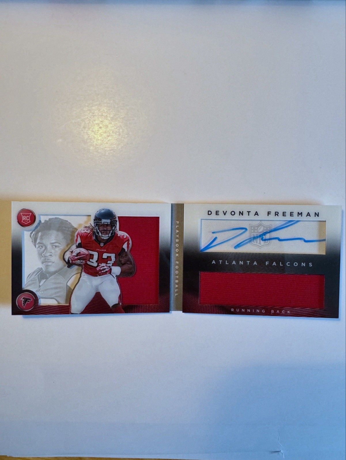 2014 Panini Playbook - Rookie Booklet Devonta Freeman #161 RPA Booklet /299