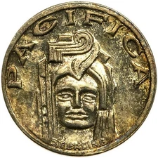 RARE 1939 Golden Gate Expo, Charbneau $1, HK-487c / UNC R.7 / California Gold