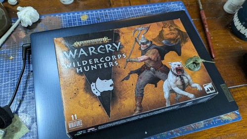 Warcry Wildercorps Hunters - Unité Warhammer Age Of Sigmar, Chiens Trailhounds, Warband