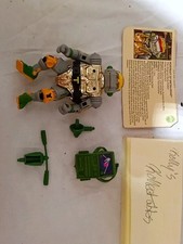 Vintage 1989 TMNT Metalhead 100% Complete With A Cut Card 