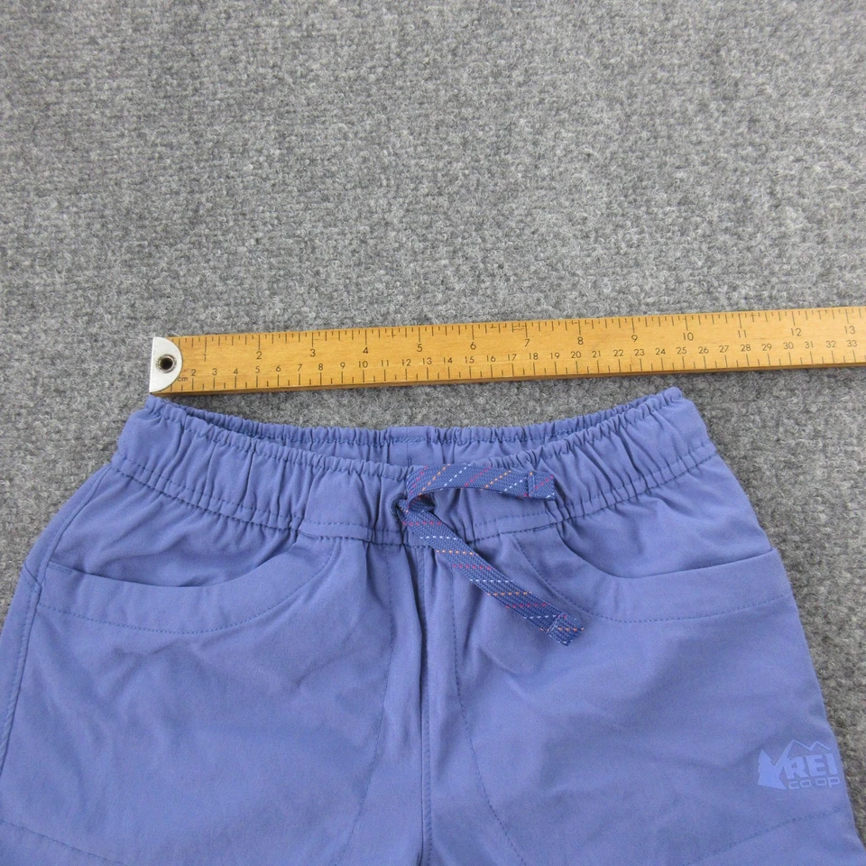 Pantalones Cortos Cooperativos REI Niñas Pequeños 8 Nylon Spandex Exterior Bolsillos Activos Verano Foto 3 de 4