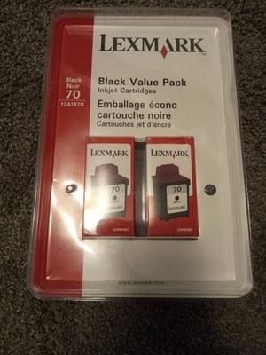 Lexmark 12A1970 Black inkjet Cartridges 2 Pack 