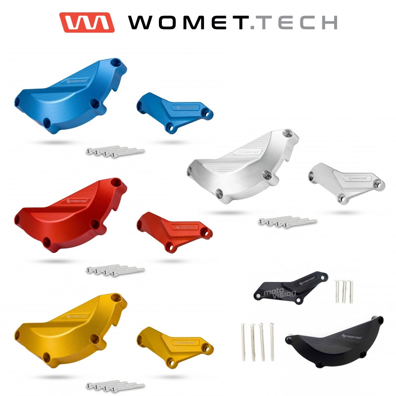 Protection de moteur GSXR 600 750 Womet Tech anti-casse carter en aluminium CNC