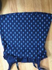 Lands End Tankini Swim Top Size 8.  Navy Blue Print.  Very Good Condition — photo 6