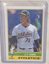 2025 Topps Heritage - JT Ginn #290 (RC) Athletics Rookie