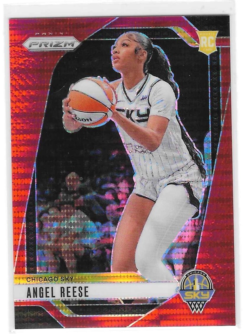 2024 WNBA PANINI PRIZM ANGEL REESE #10 RED PRIZM /299 PARALLEL ROOKIE CARD