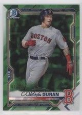 2021 Bowman Chrome Sapphire Prospects Green Refractor 22/125 Jarren Duran 4k8