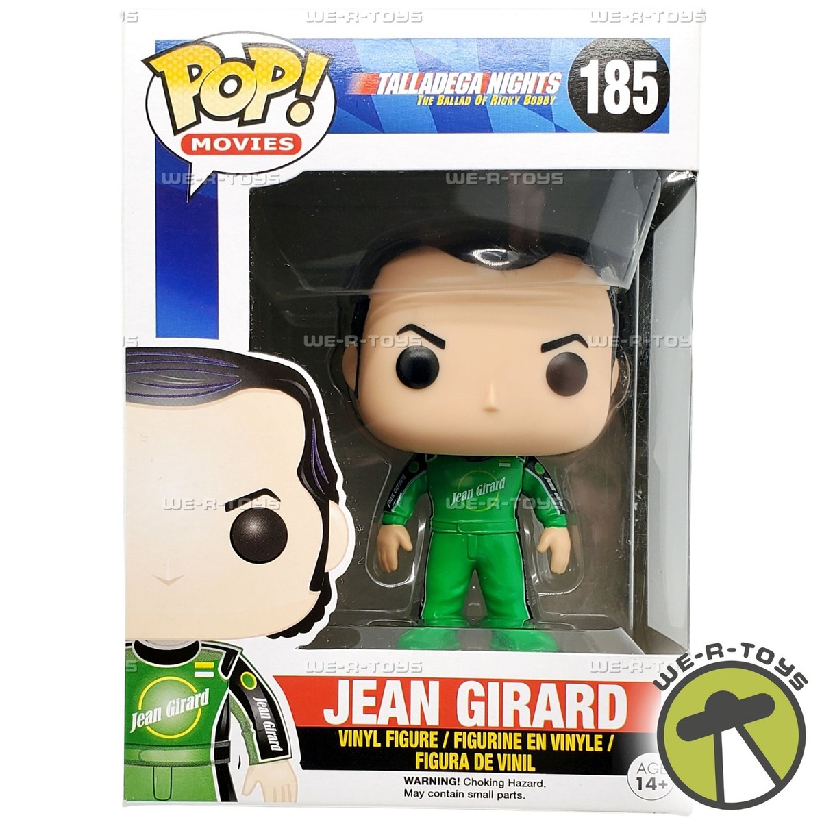 Funko POP Movies Talladega Nights Jean Girard 185 Vinyl Figure