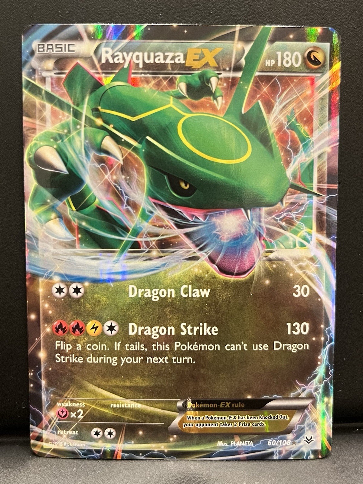 Rayquaza EX 60/108 Roaring Skies Holo Ultra Rare NM