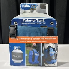 Blue Rhino Take-a-Tank Propane Carry Bag – Blue/Black – 20 lb Tote – New Sealed