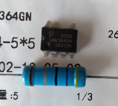 LNK364GN + Widerstand 47 Ohm Waschmaschiene Siemens Bosch usw.
